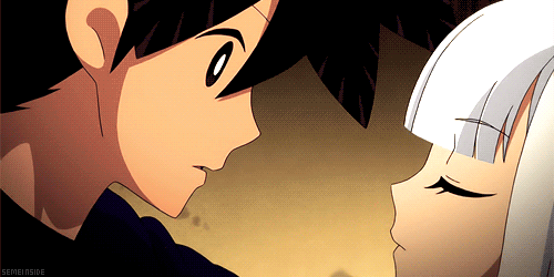 Kiss Anime GIF - Kiss anime Anime - Discover & Share GIFs